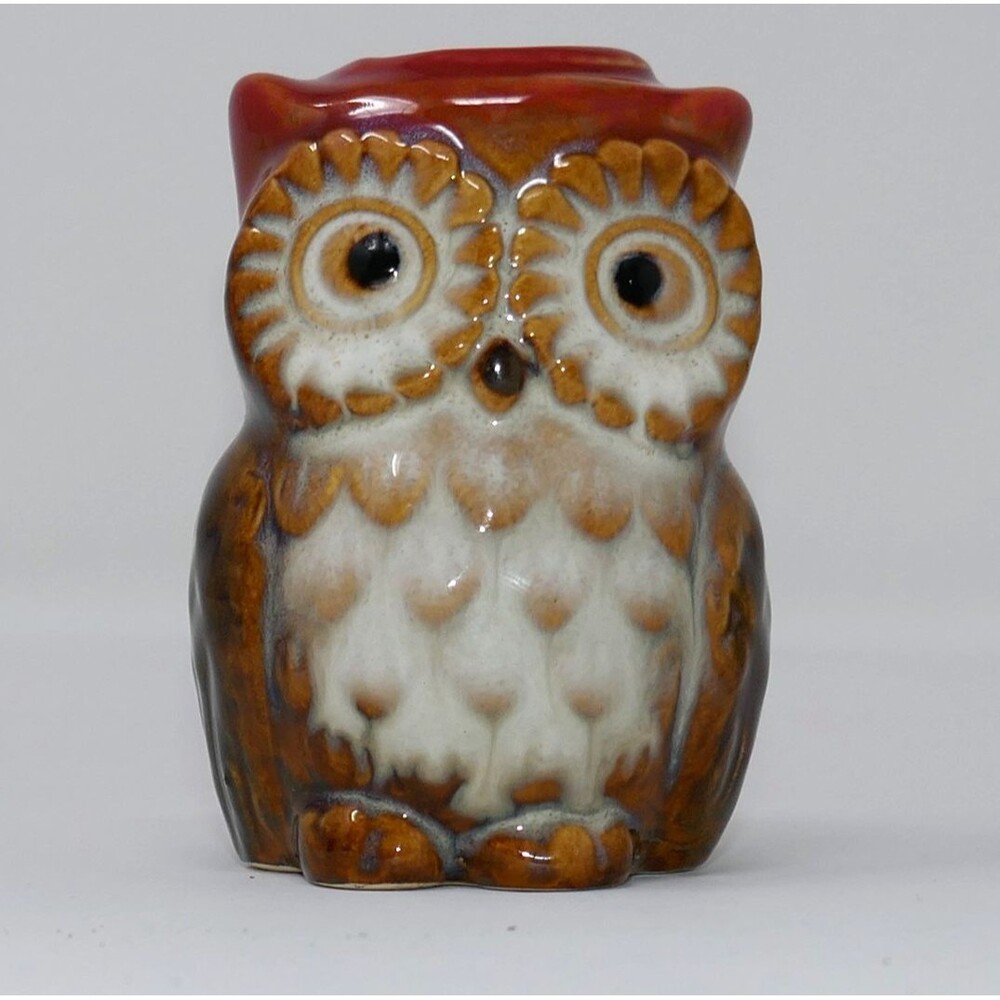 Vintage Owl Toothpick Holder